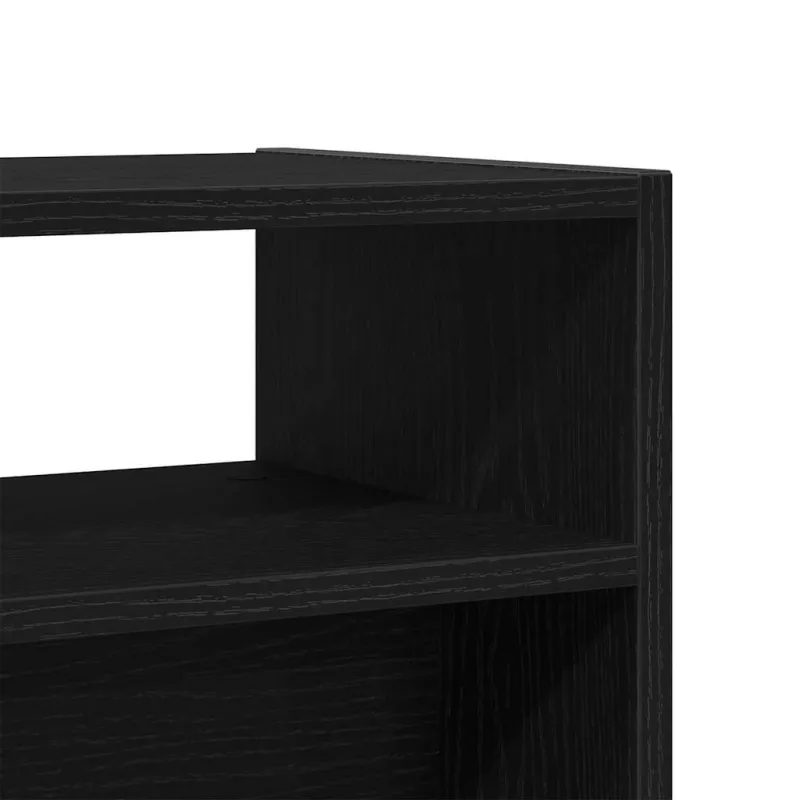 Konsolinis stalas juoda ąžuolo 105 x 30 x 80 cm