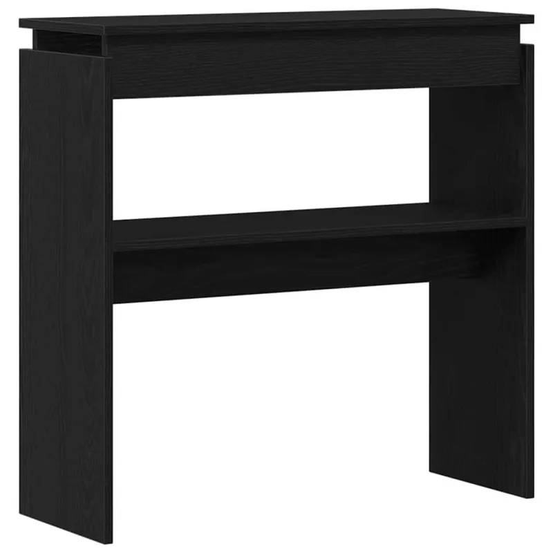 Konsolinis stalas Juodas ąžuolas 80 x 30 x 80 cm