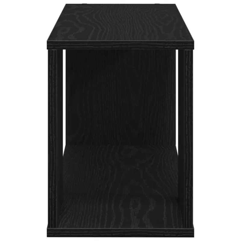 TV spintelių komplektas Juodas ąžuolas 80 x 24 x 32 cm
