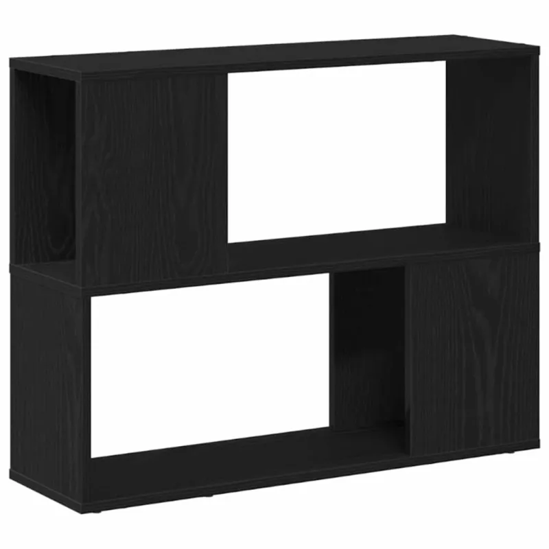 TV spintelių komplektas Juodas ąžuolas 80 x 24 x 63 cm