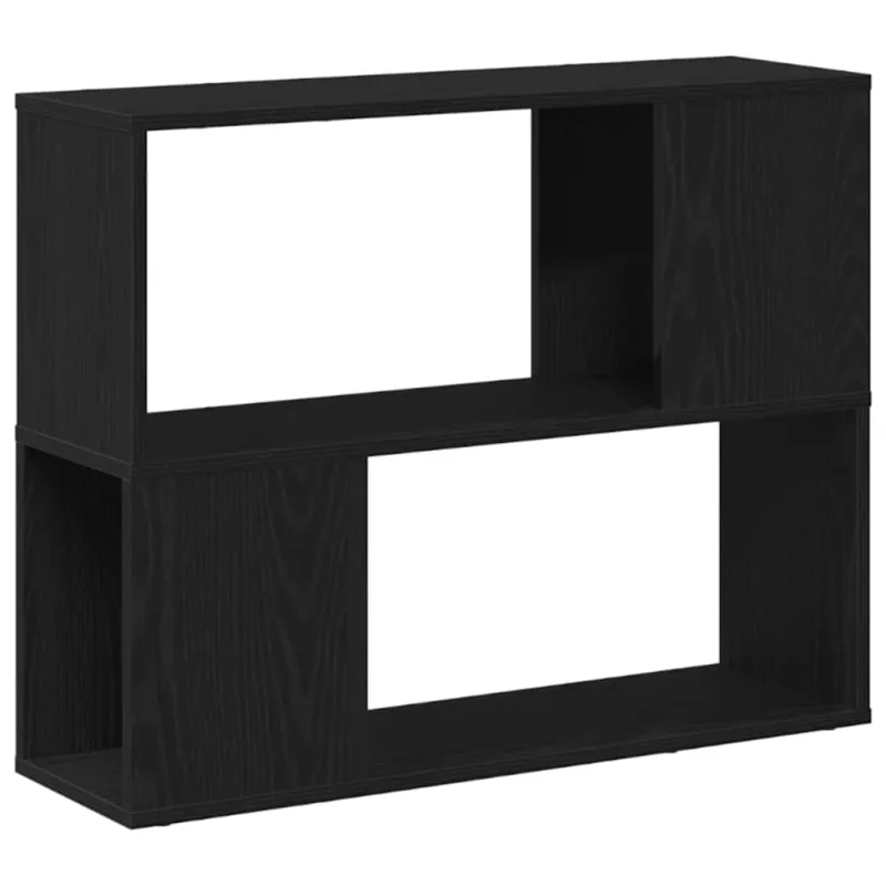 TV spintelių komplektas Juodas ąžuolas 80 x 24 x 63 cm