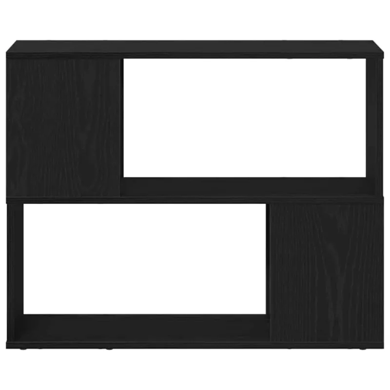 TV spintelių komplektas Juodas ąžuolas 80 x 24 x 63 cm