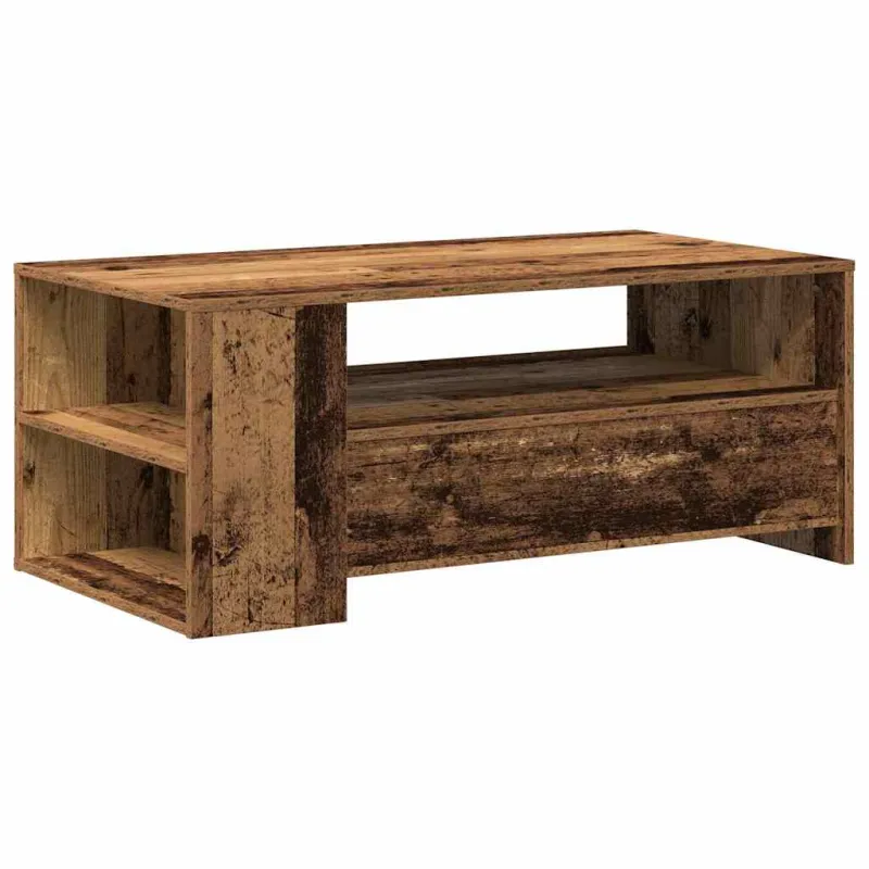 Kavos staliukas su stalčių Senovinis medis 102 x 55 x 43,5 cm