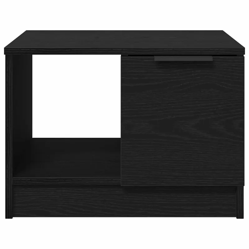 Kavos staliukas juoda ąžuolo 50 x 50 x 36 cm Apdirbta mediena