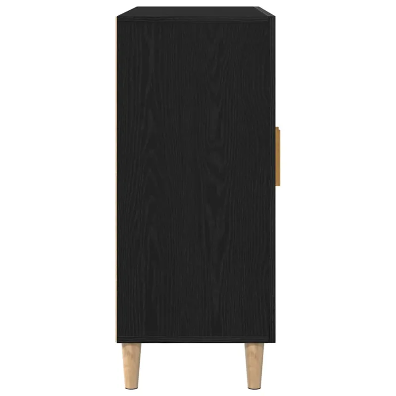 Kabalas Juodas ąžuolas 90 x 34 x 80 cm Apdirbta mediena