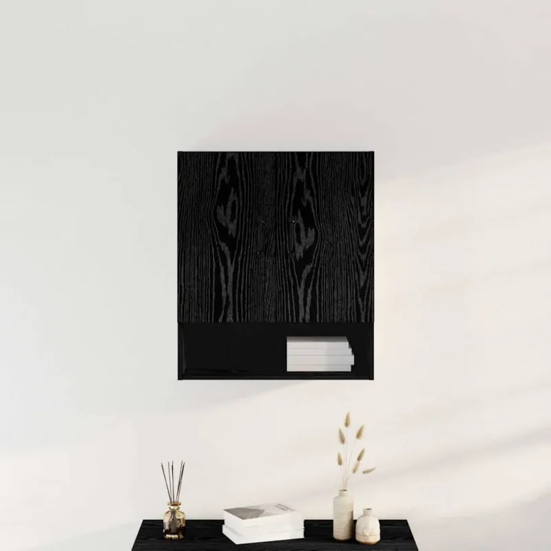 Sieninė spintelė Juodas ąžuolas 60 x 30 x 70 cm