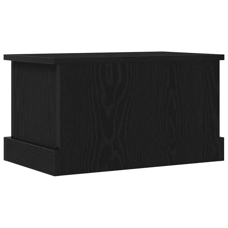 Saugojimo dėžė juoda ąžuolo 50 x 30 x 28 cm Apdirbta mediena