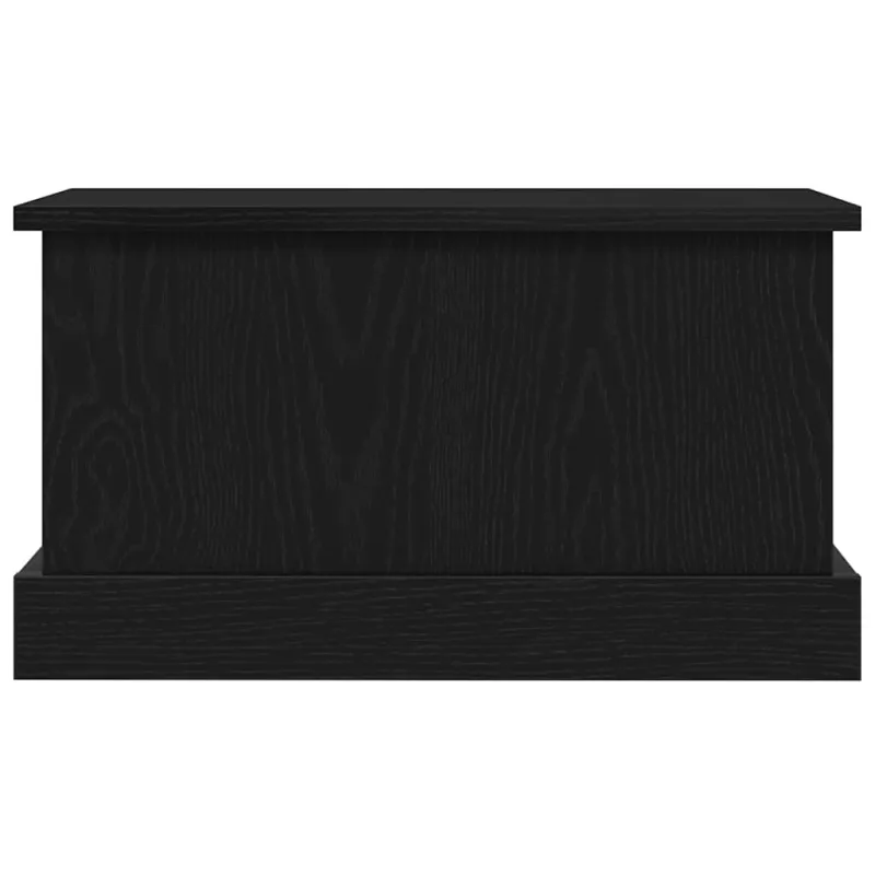 Saugojimo dėžė juoda ąžuolo 50 x 30 x 28 cm Apdirbta mediena