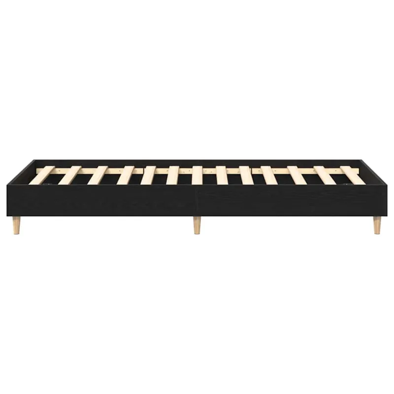 Lovos rėmas Juodas ąžuolas 203 x 101 x 25 cm Apdirbta mediena
