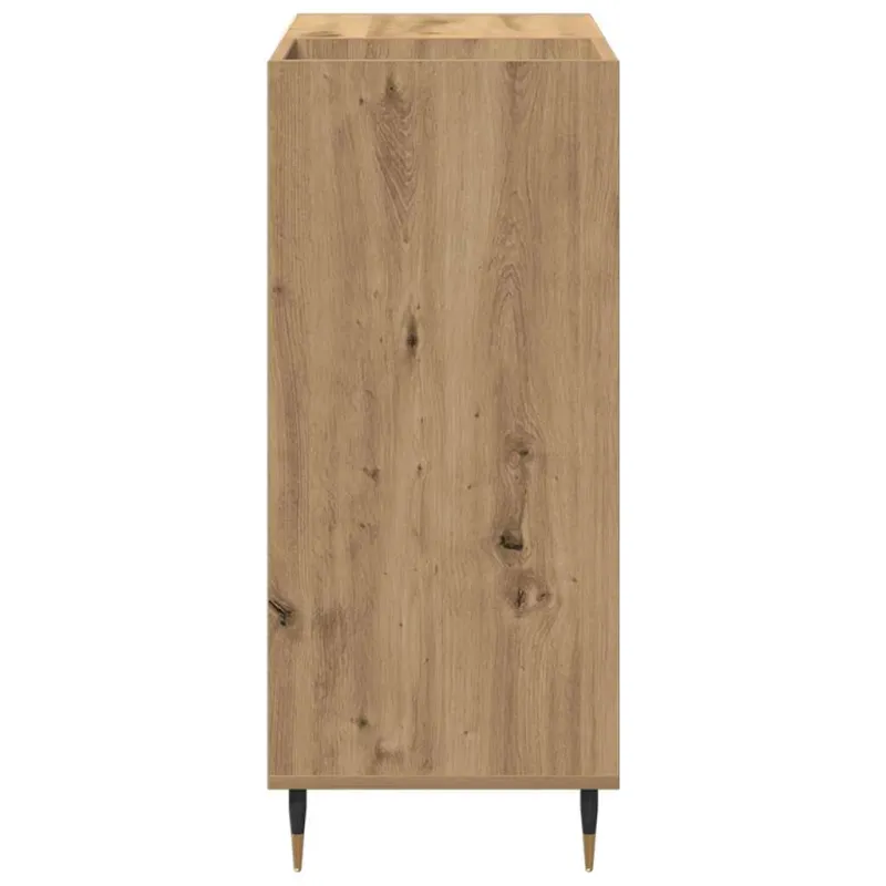 Plokštelių spintelė su lentyna artisano ąžuolo 85 x 38 x 89 cm