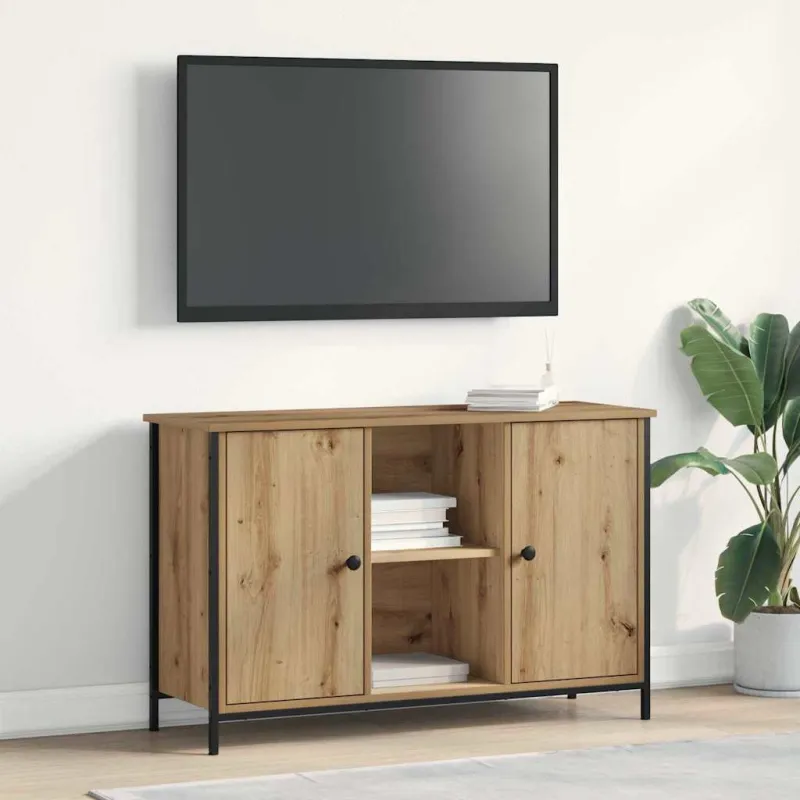 TV spintelių komplektas Amatininkų ąžuolas 101 x 35 x 65 cm