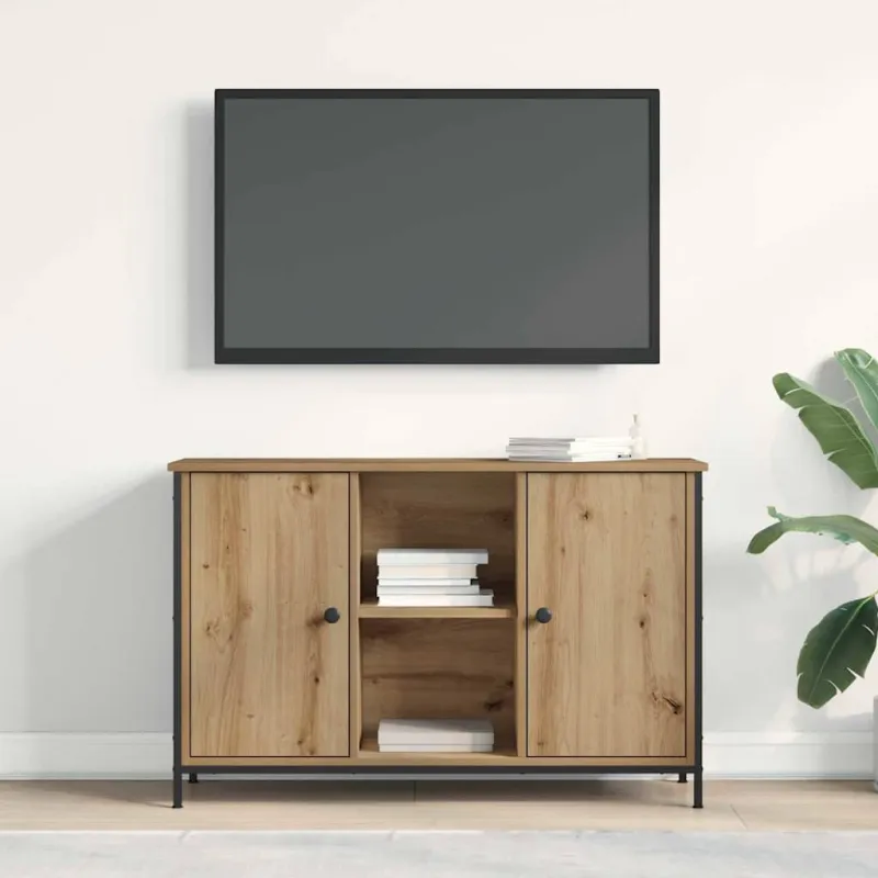 TV spintelių komplektas Amatininkų ąžuolas 101 x 35 x 65 cm
