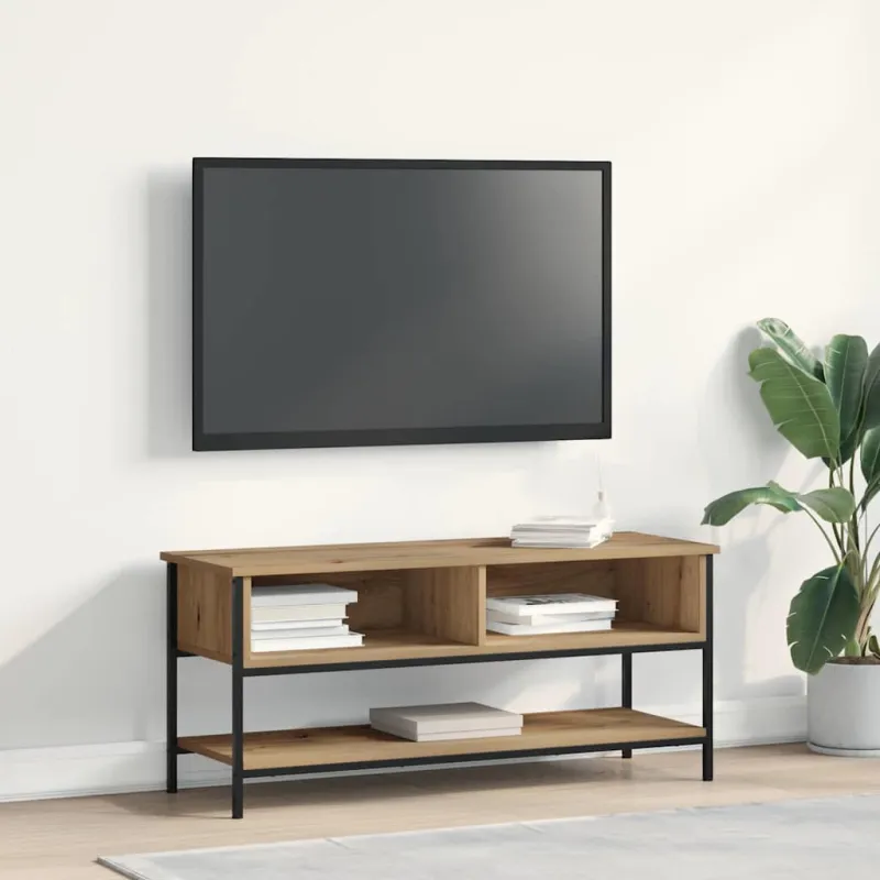 TV spintelių komplektas Amatininkų ąžuolas 100 x 35 x 45 cm