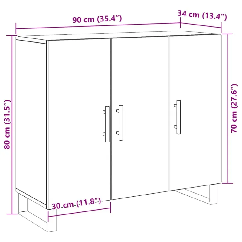 Kabalas Senas medis 90 x 34 x 80 cm Apdirbta mediena