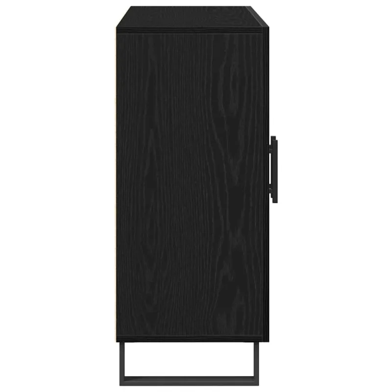 Kabalas Juodas ąžuolas 90 x 34 x 80 cm Apdirbta mediena