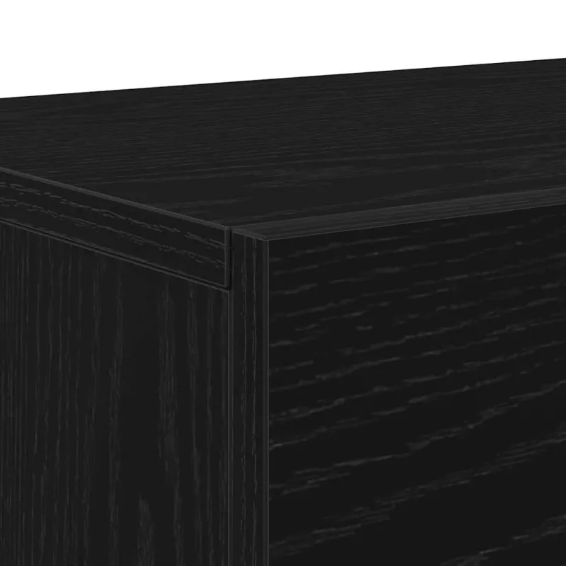 TV spintelių komplektas Juodas ąžuolas 150 x 30 x 50 cm