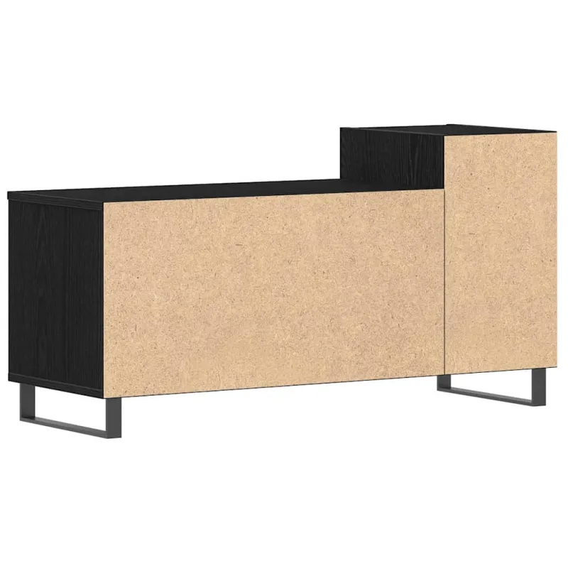 TV spintelių komplektas Juodas ąžuolas 100 x 35 x 55 cm