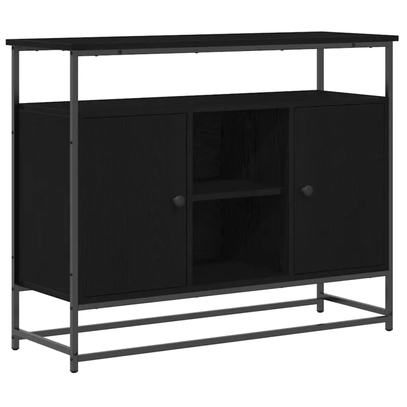Kabalas Juodas ąžuolas 100 x 35 x 80 cm Apdirbta mediena