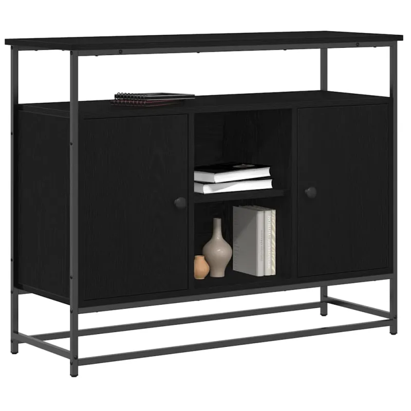 Kabalas Juodas ąžuolas 100 x 35 x 80 cm Apdirbta mediena