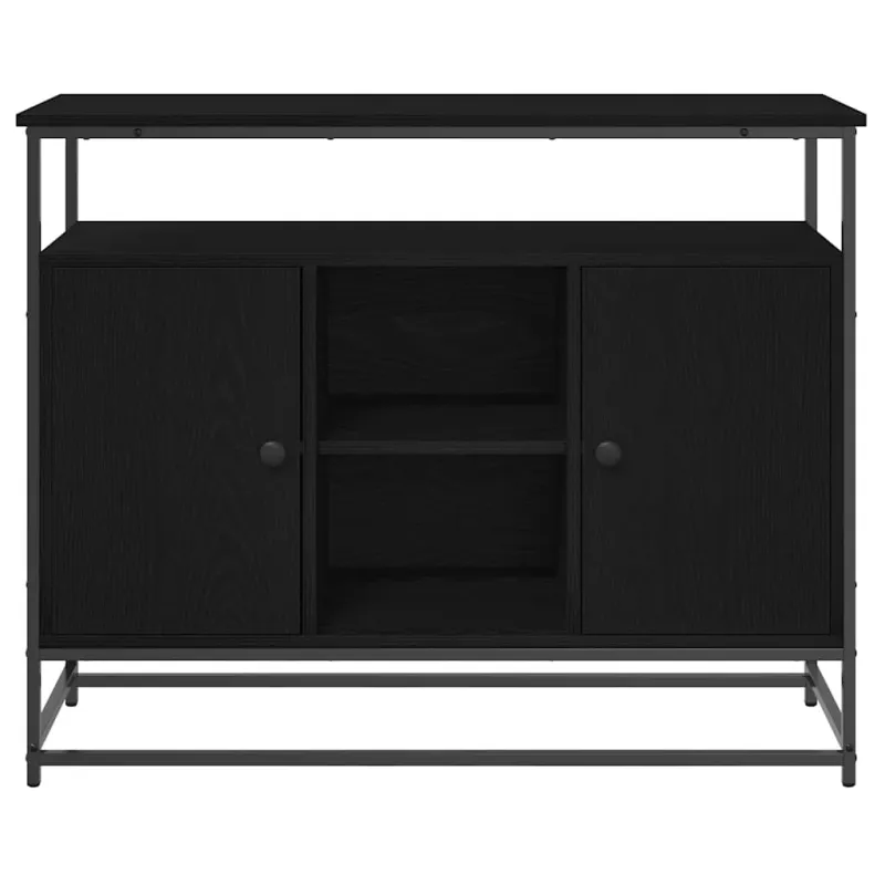 Kabalas Juodas ąžuolas 100 x 35 x 80 cm Apdirbta mediena