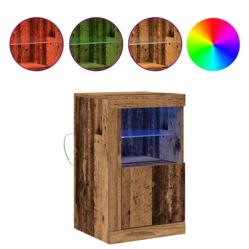 LED Bufetas Senas medis 41 x 37 x 67 cm Apdirbta mediena