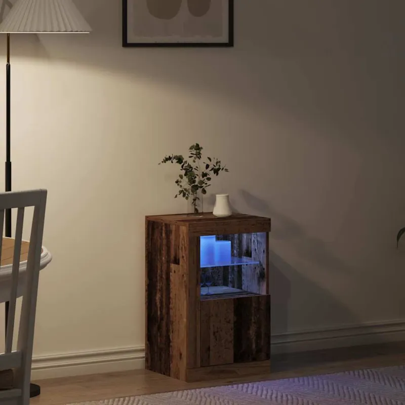 LED Bufetas Senas medis 41 x 37 x 67 cm Apdirbta mediena