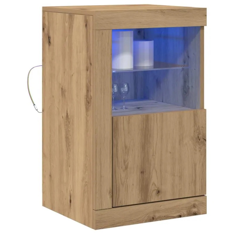 LED Bufetas 2 pcs Amatininkų ąžuolas 41 x 37 x 67 cm
