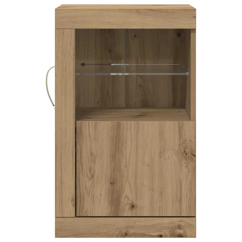 LED Bufetas 2 pcs Amatininkų ąžuolas 41 x 37 x 67 cm