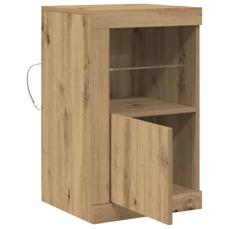 LED Bufetas 2 pcs Amatininkų ąžuolas 41 x 37 x 67 cm