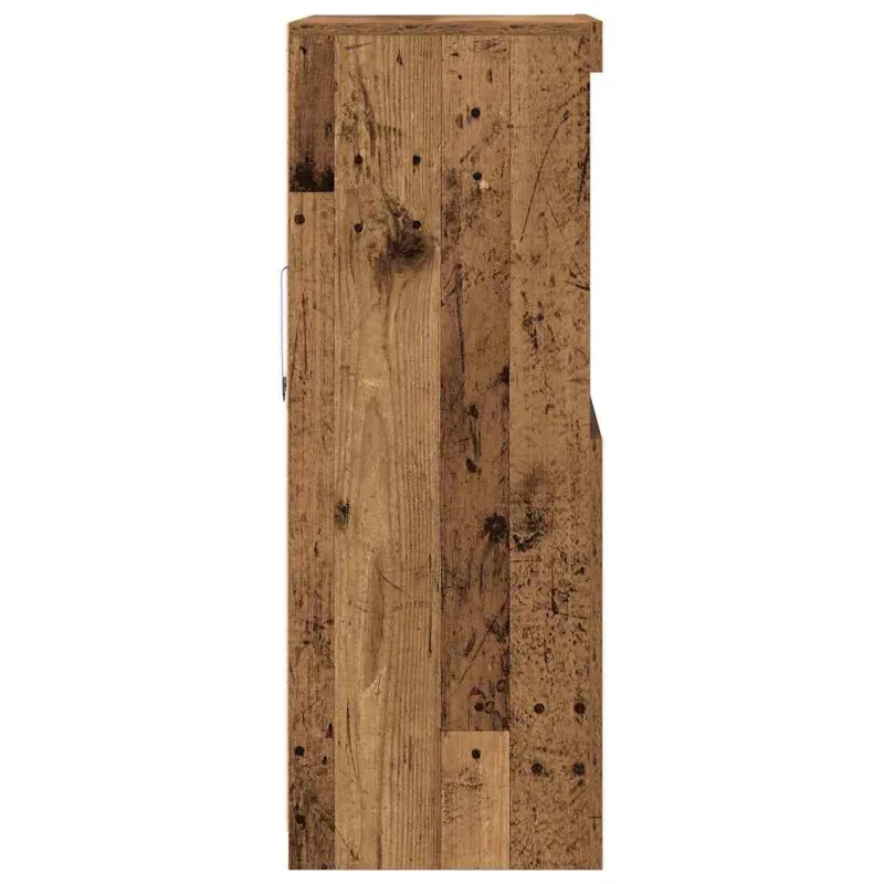 LED Bufetas Ruda 60 x 37 x 100 cm Apdirbta mediena