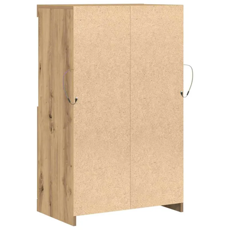 LED Bufetas Ruda 60 x 37 x 100 cm Apdirbta mediena