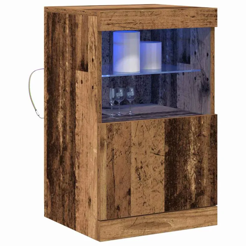 LED Bufetas Senas medis 41 x 37 x 67 cm Apdirbta mediena