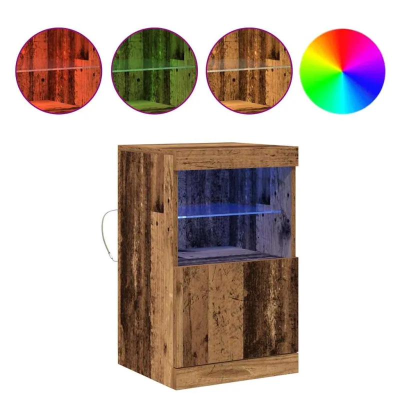 LED Bufetas Senas medis 41 x 37 x 67 cm Apdirbta mediena