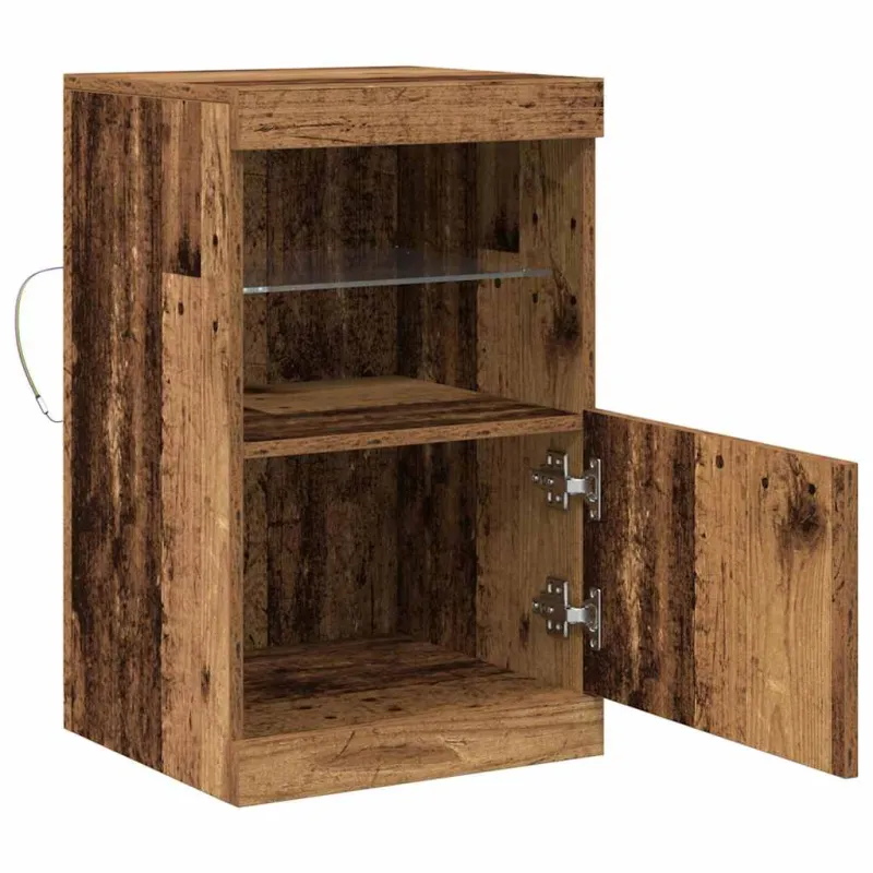 LED Bufetas Senas medis 41 x 37 x 67 cm Apdirbta mediena