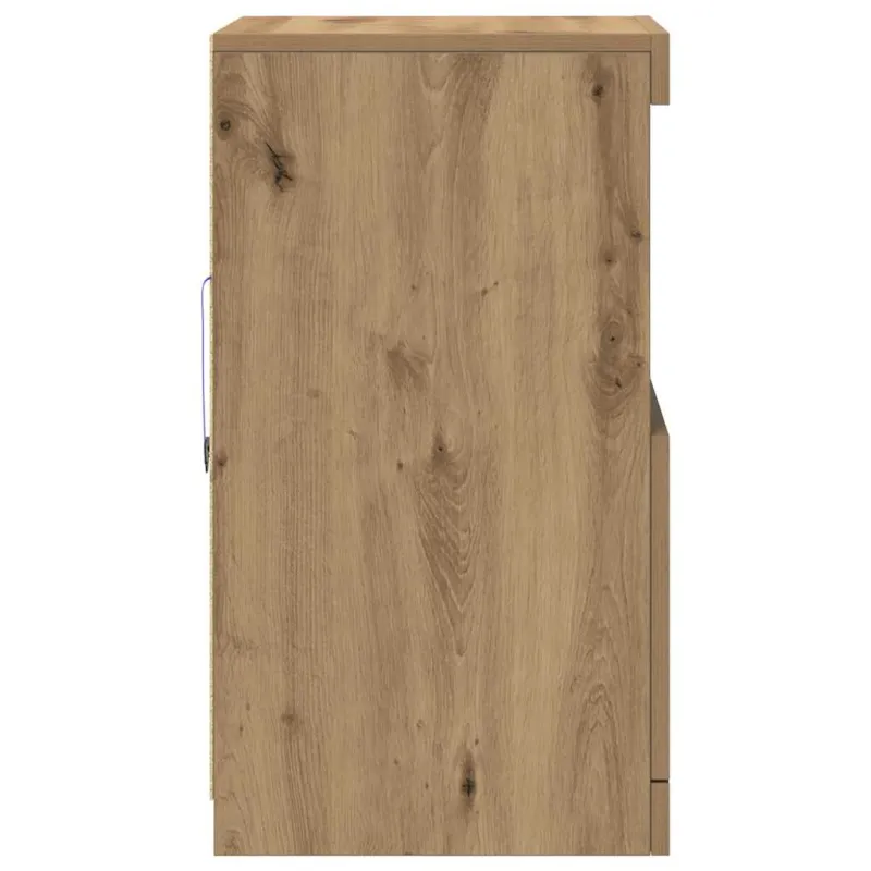 LED Bufetas Amatininkų ąžuolas 41 x 37 x 67 cm Apdirbta mediena