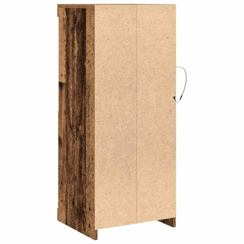 LED Bufetas Senas medis 41 x 37 x 100 cm Apdirbta mediena