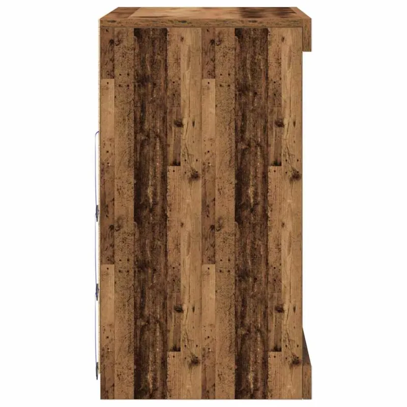 LED Bufetas Senas medis 60,5 x 37 x 67 cm Apdirbta mediena