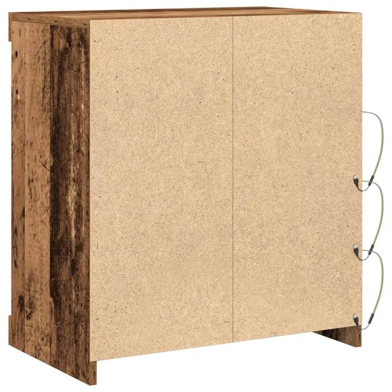 LED Bufetas Senas medis 60,5 x 37 x 67 cm Apdirbta mediena