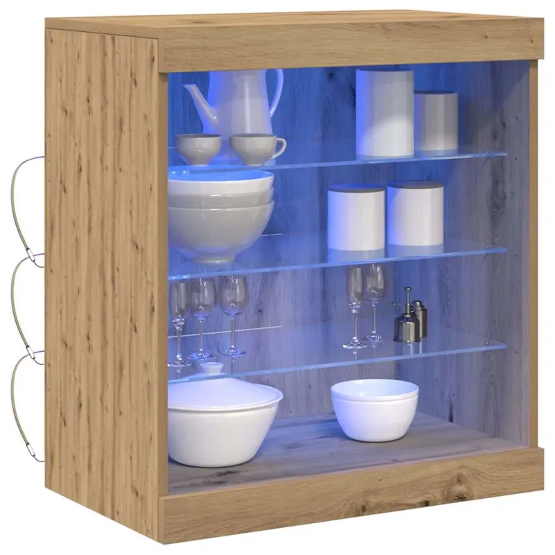 LED Bufetas Amatininkų ąžuolas 60,5 x 37 x 67 cm