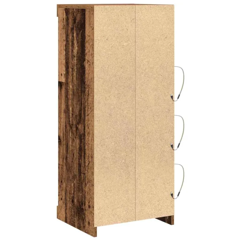 LED Bufetas Senas medis 41 x 37 x 100 cm Apdirbta mediena