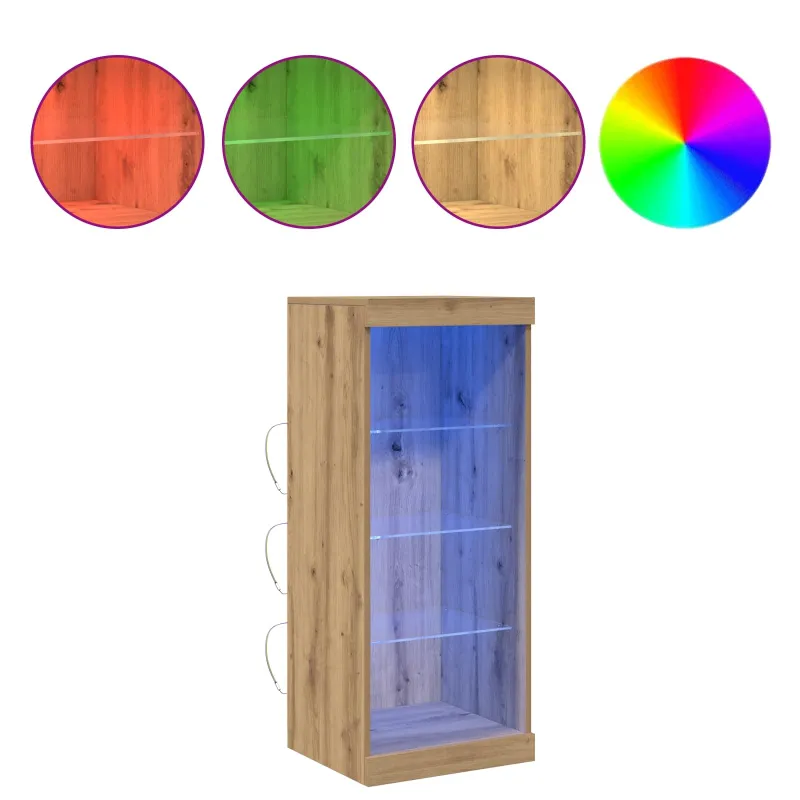 LED Bufetas Amatininkų ąžuolas 41 x 37 x 100 cm