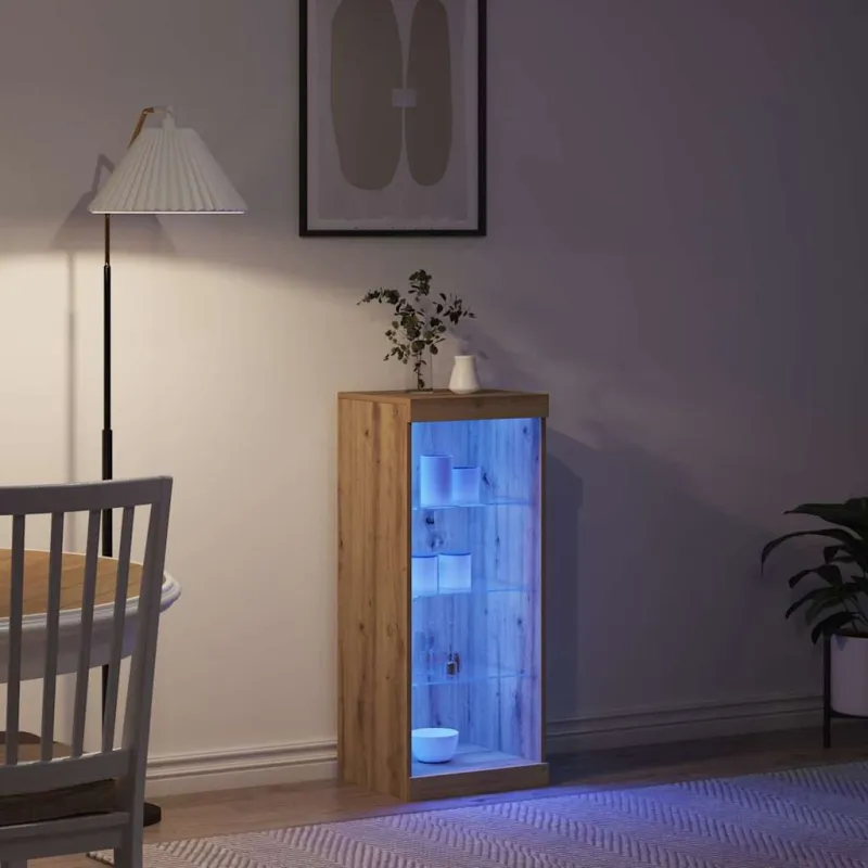 LED Bufetas Amatininkų ąžuolas 41 x 37 x 100 cm