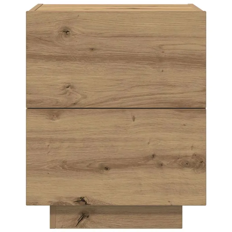 Šalia lovos spintelė 2 pcs Amatininkų ąžuolas 45 x 40 x 55 cm