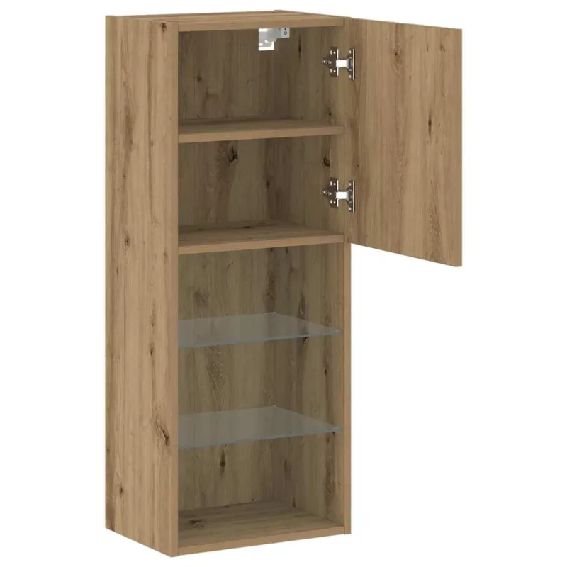TV spintelių komplektas Amatininkų ąžuolas 40,5 x 30 x 102 cm