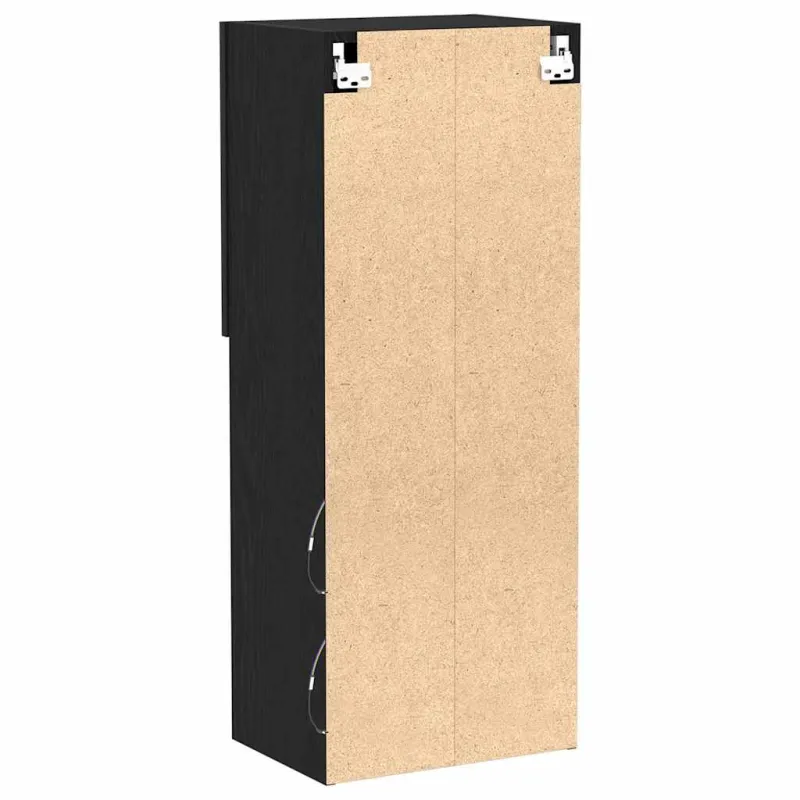 TV spintelių komplektas Juodas ąžuolas 40,5 x 30 x 102 cm