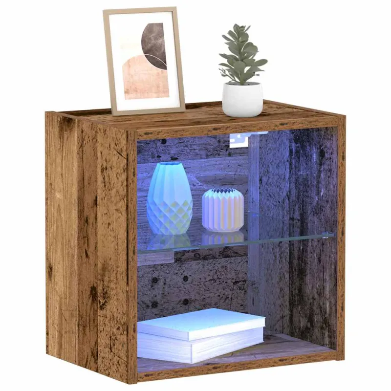 Savitautinė lentyna su LED apšvietimu Ruda 40 x 28,5 x 40 cm