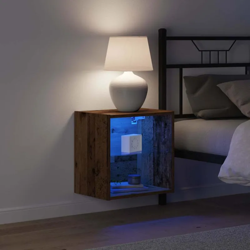 Savitautinė lentyna su LED apšvietimu Ruda 40 x 28,5 x 40 cm