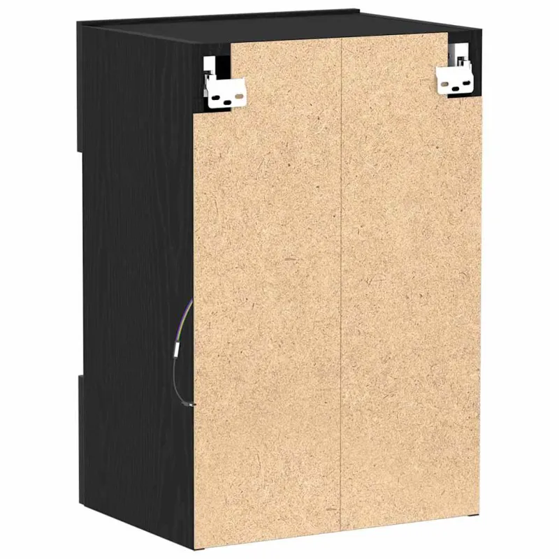 TV spintelių komplektas Juoda 40 x 30 x 60,5 cm