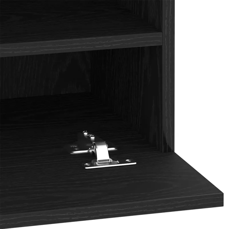 TV spintelių komplektas Juoda 40 x 30 x 60,5 cm