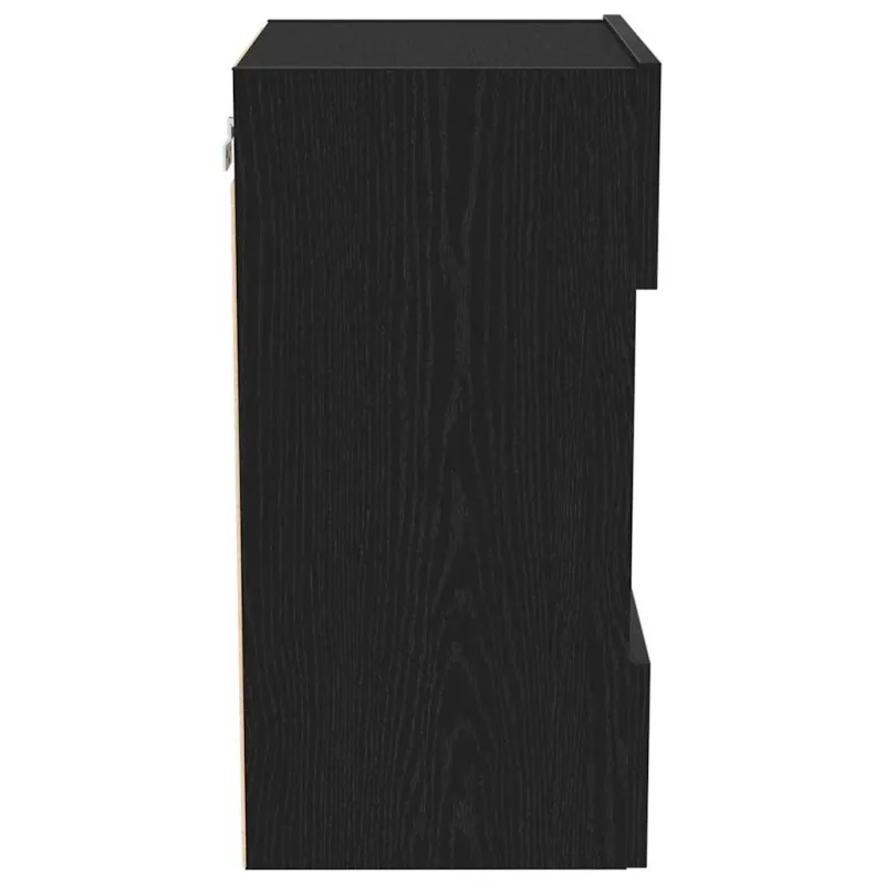 TV spintelių komplektas 2 pcs Juoda 40 x 30 x 60,5 cm